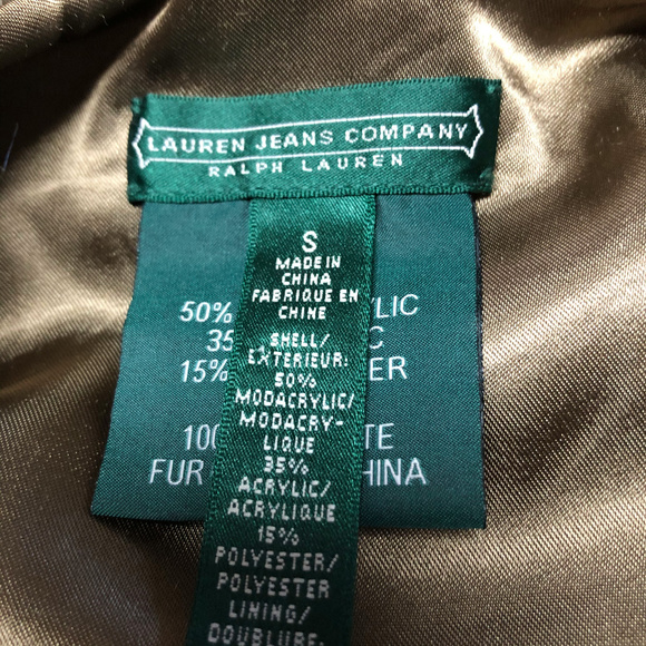 Ralph Lauren Faux Fur BoHo Vest Size Small - Picture 4 of 5